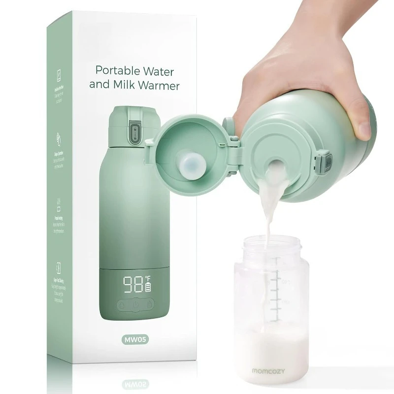 

Portable Milk Warmer for Travel – Dual Heating Modes for Breast Milk & Water, Portable Bottle Warmer with Fast Heating