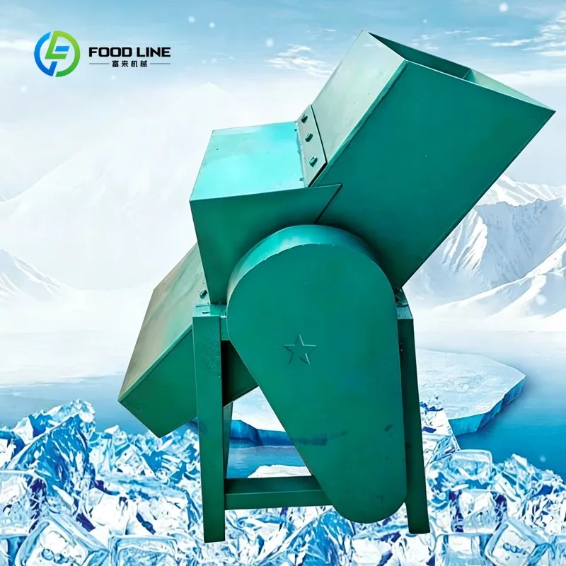 Customized Commercial Industrial Semi-Automatic Flake Ice Shaver Crusher Machine 15kg Capacity 3kw Motor Easy to Operate