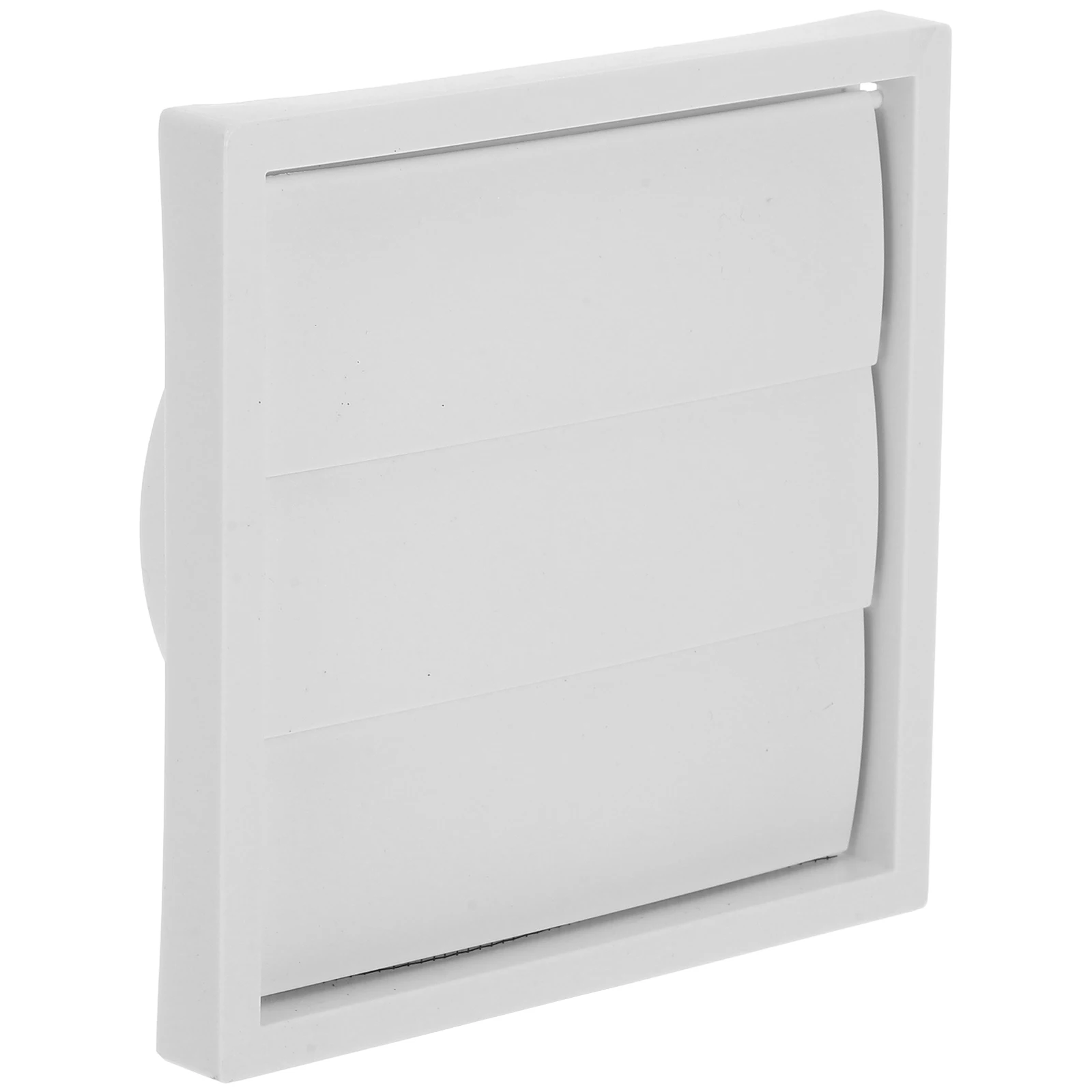 غطاء فتحة تهوية مقاوم للمطر والرياح، منحرف تهوية أرضية مربعة، مصراع قناة تثبيت على الحائط متين للمجفف