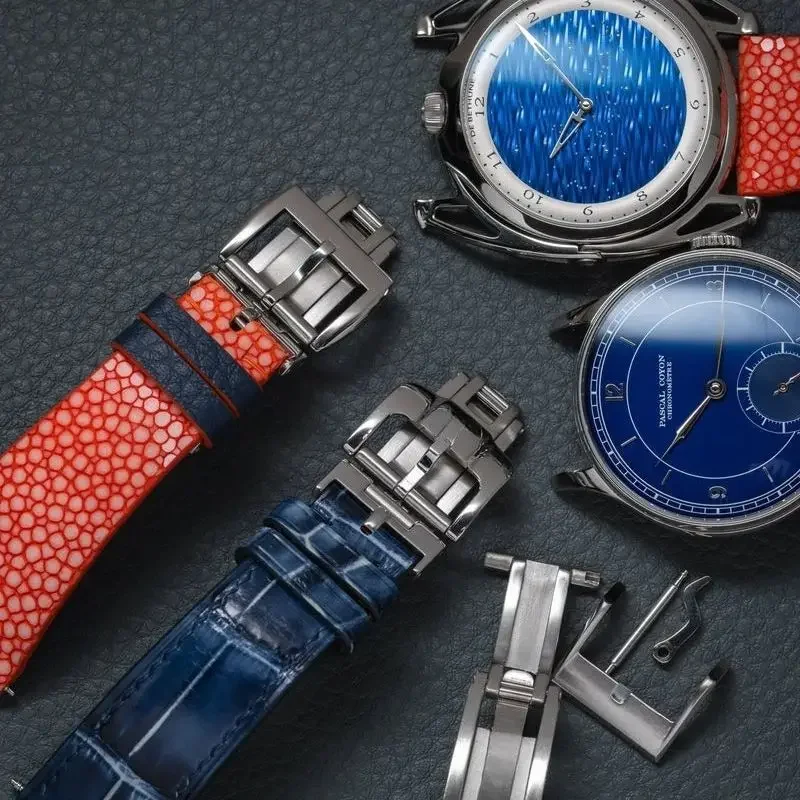 

AILANG Luxury Polished Watch Buckle 16mm 18mm 20mm Butterfly Deployment Clasp for Longines Rolex Watch Band Repair Parts