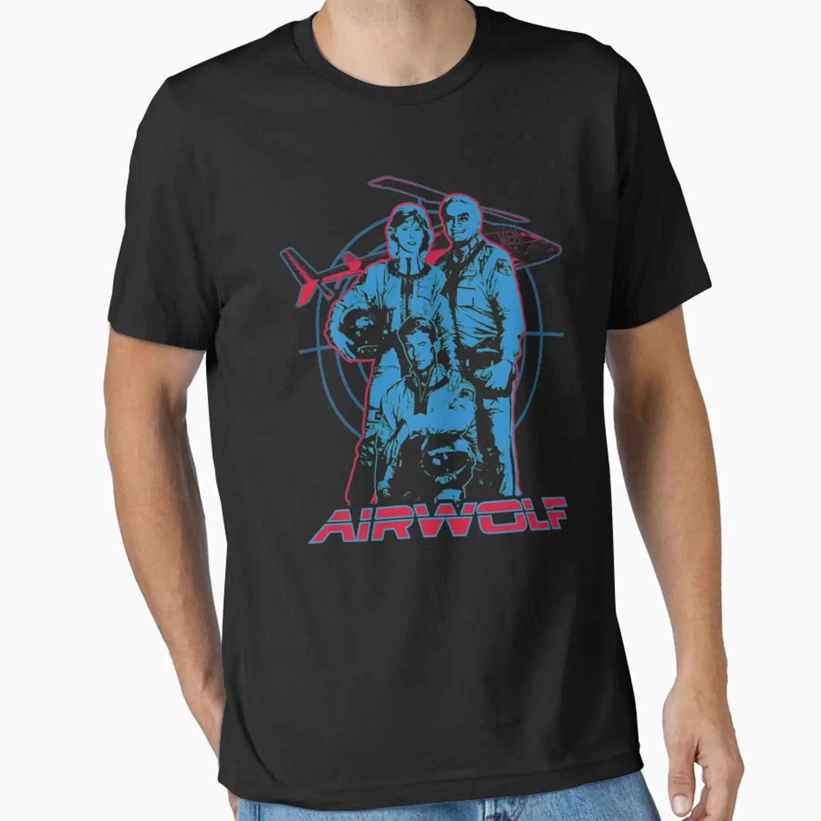 Product preview by Airwolf designed and sold Ravensclaw3 vintage Washed Stylish Versatile Breathable homme Stretched graphic