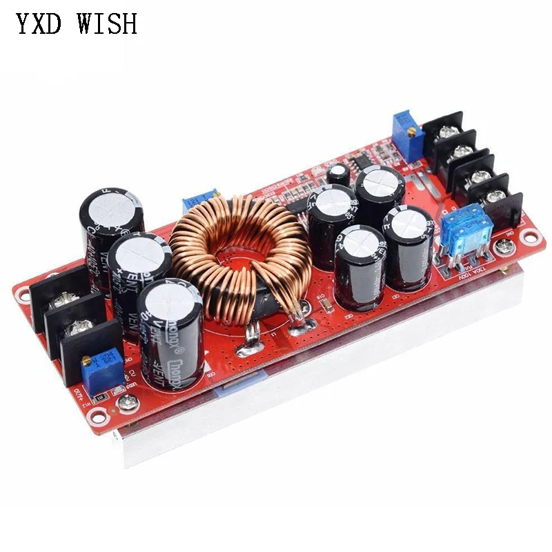 1200W 20A DC-DC Boost Converter Step Up Power Supply Module 8-60V to 12-80V Adjustable Voltage Charger Step-Up Board