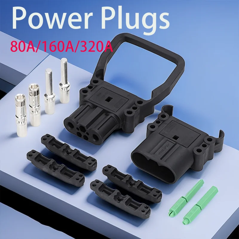 

1/5/20Sets REMA Type Electric Forklift Charging Plug 80A160A320A Imported Male Female Plug High Current Connector