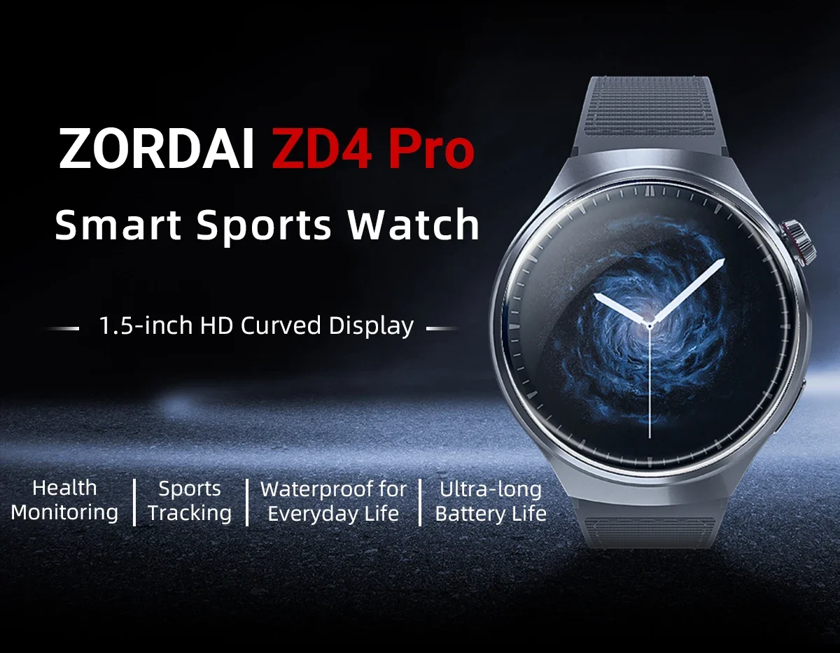 Zordai ZD4 Pro Smart Watch for Huawei GT4 1.5\