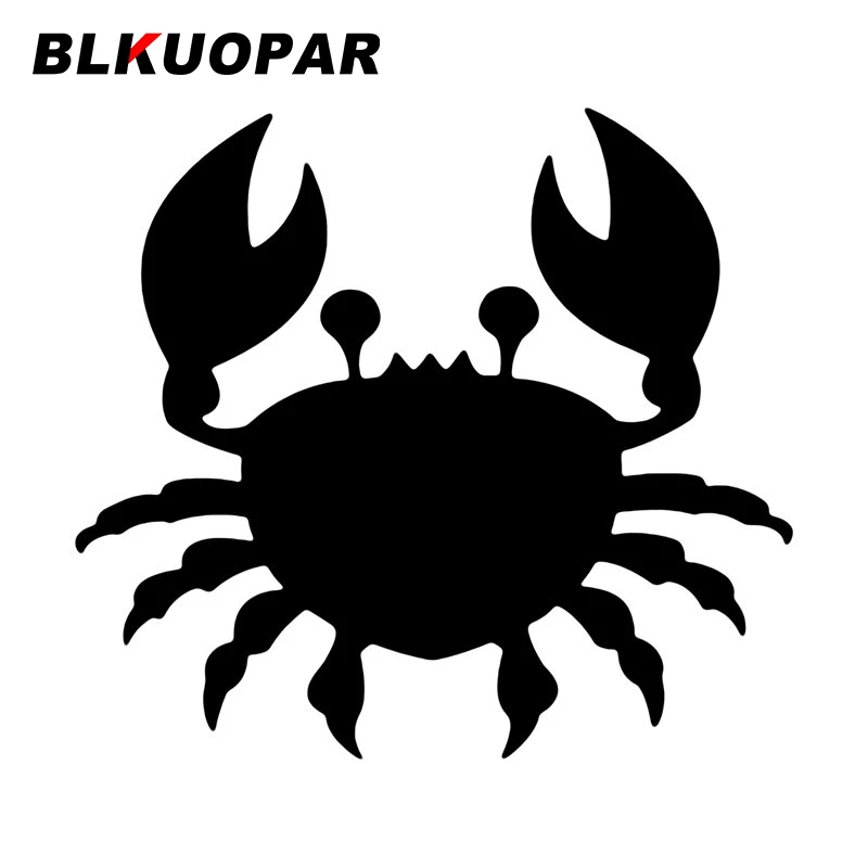 

BLKUOPAR краб симметричная графика забавные автомобильные наклейки устойчивая к царапинам солнцезащитная наклейка индивидуальная защита двери автомобиля на холодильник