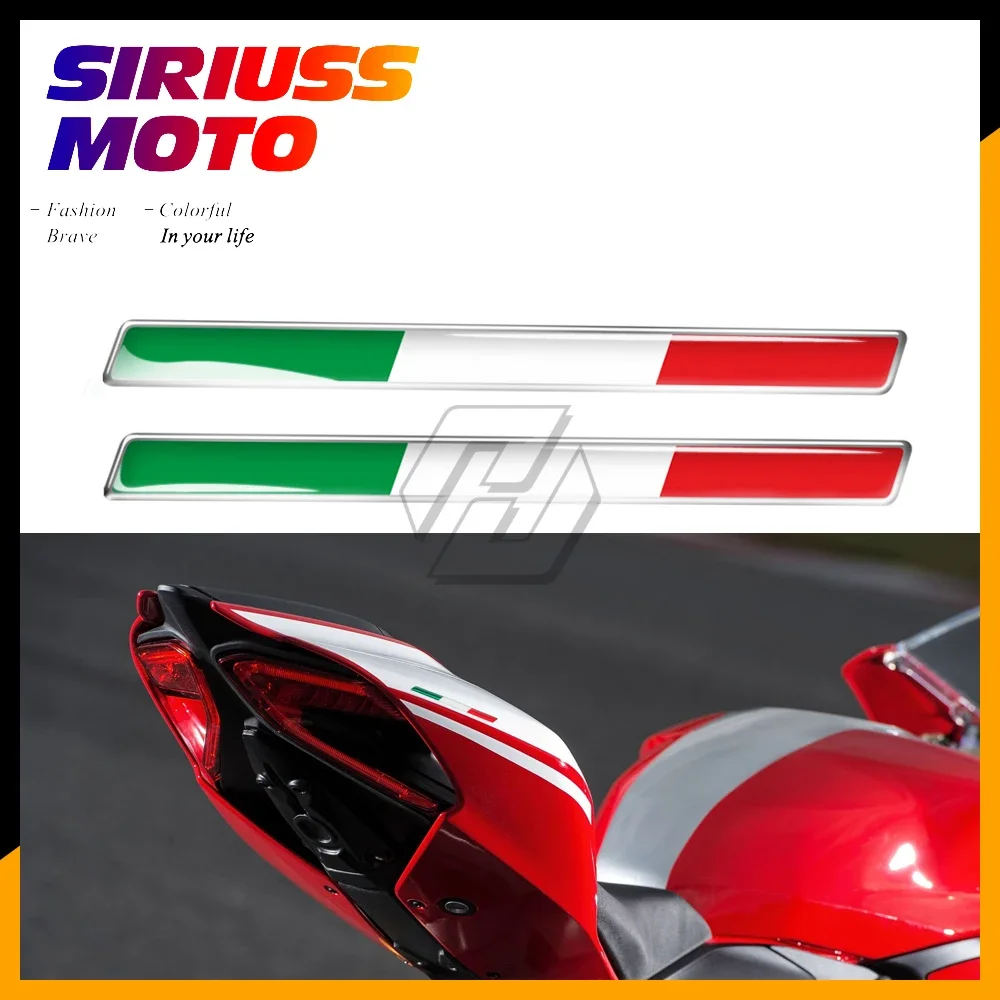 

3D Italy Sticker Motorcycle Tank Decals Italia Stickers Case for Aprilia RV4 RSV4 Ducati Vespa GTV GTS LX 125 250 300