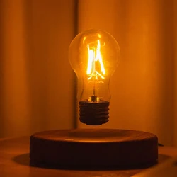 Led Magnetic Levitation Lamp Creativity Night Light Floating LED Bulb For Birthday Gift Table Lamp Room Home Decoration Light