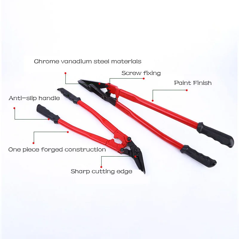 크롬 바나듐 강철 새 부리 강철 테이프 가위, 주석 가위, 시트 금속 절단 도구, 헤비 듀티 커터 수공구