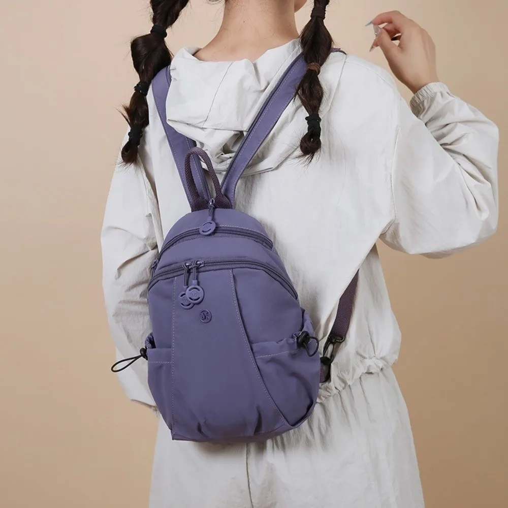 Fashion Lightweight Backpack Portable Casual Crossbody Bag Versatile Strap Shoulder Bag Outdoor Travel