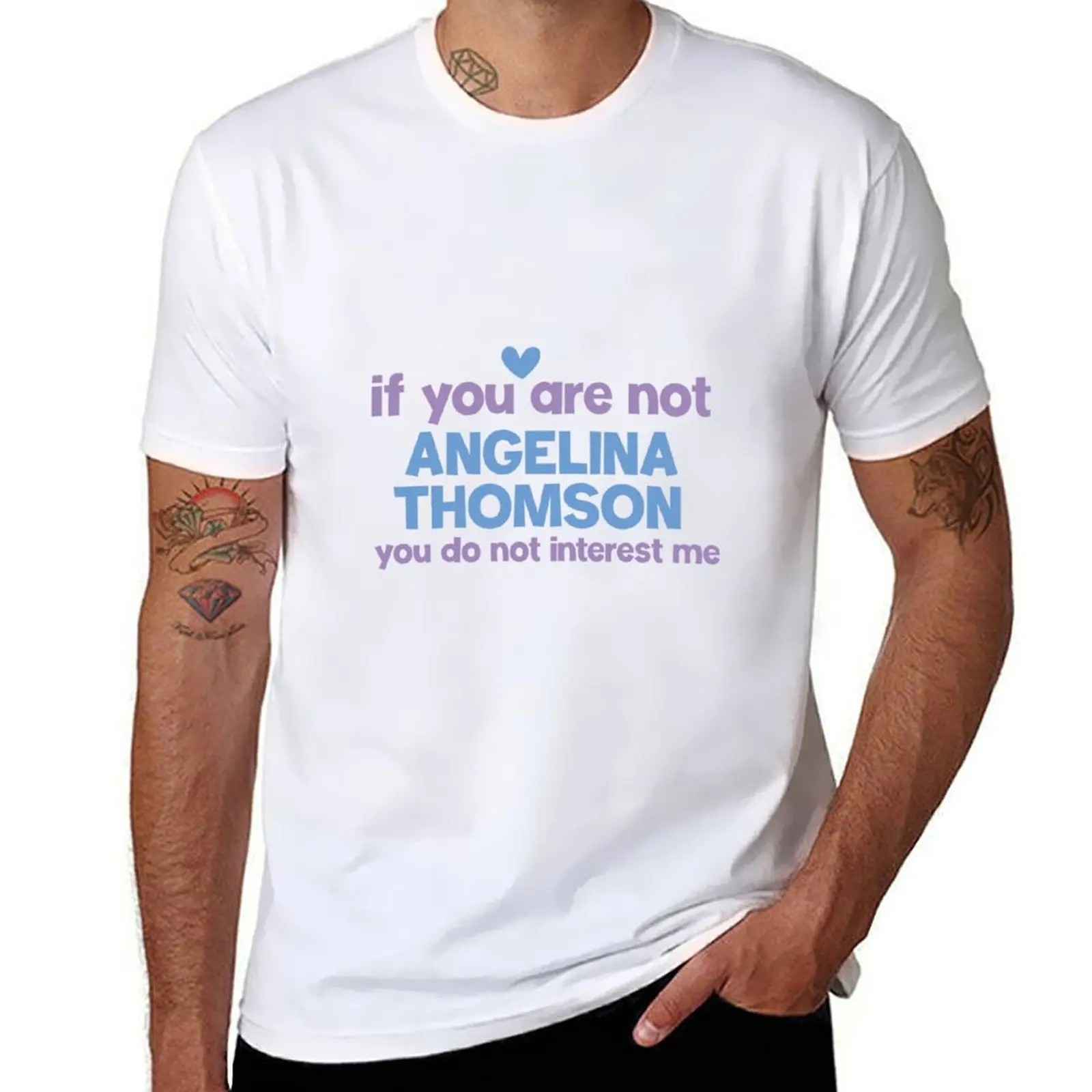 

Angelina Thomson T-Shirt anime tshirt man t shirts graphic T-Shirt