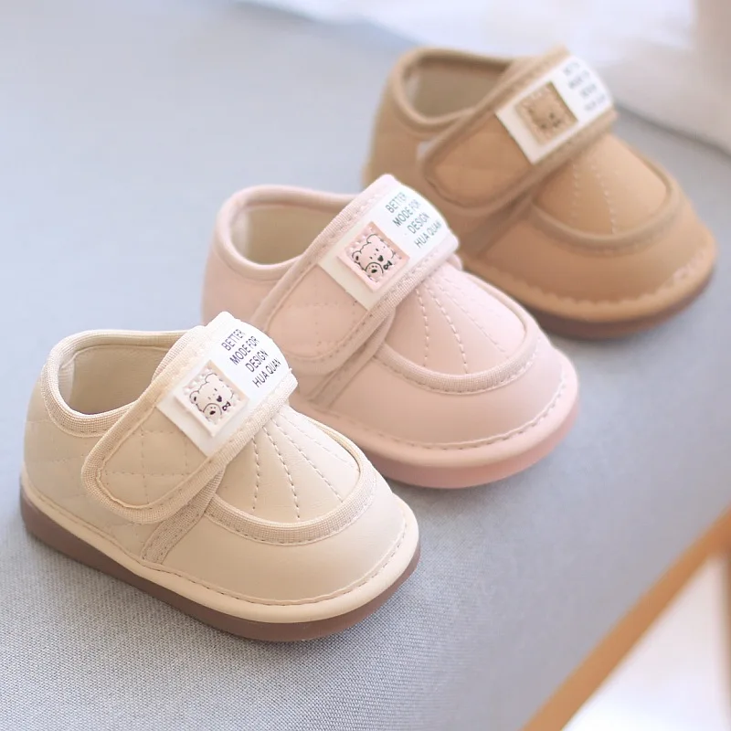 

Baby Shoes Boys/Girls Toddler Shoe New Boy Breathable PU Make A Sound Sports Shoe Girls Soft Sole Mesh Shoes Kids Shoes