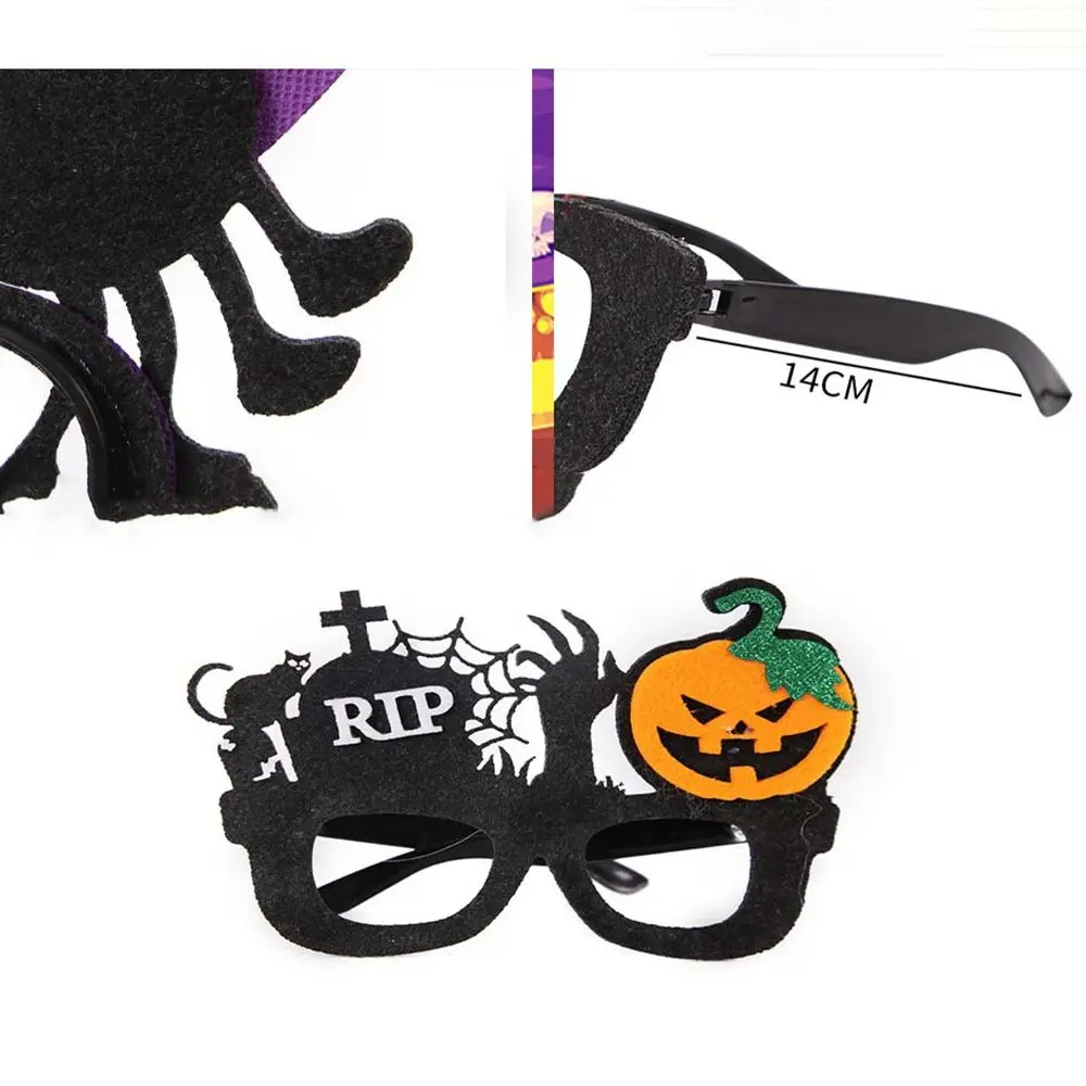 Frame Props Party Decoration Skull Head Spider Eyeglasses Frames Halloween Dress Up Ghost Halloween Decoration Glasses Pumpkin