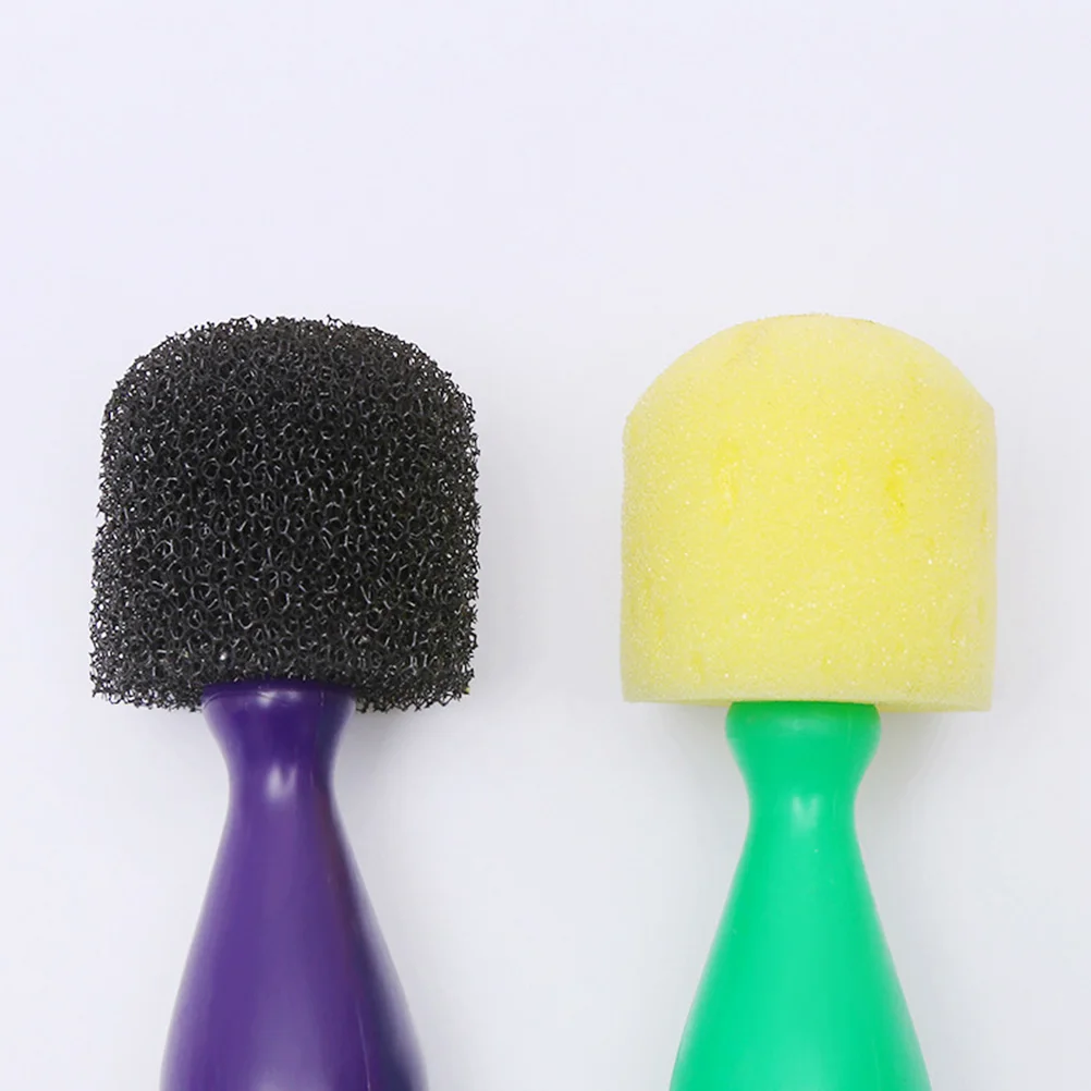 

4pcs Sponge Paint Brushes Kids Doodle Tools Painting Seals Creative Art Design Preschool Wall Diy Craft Set For Children Artists