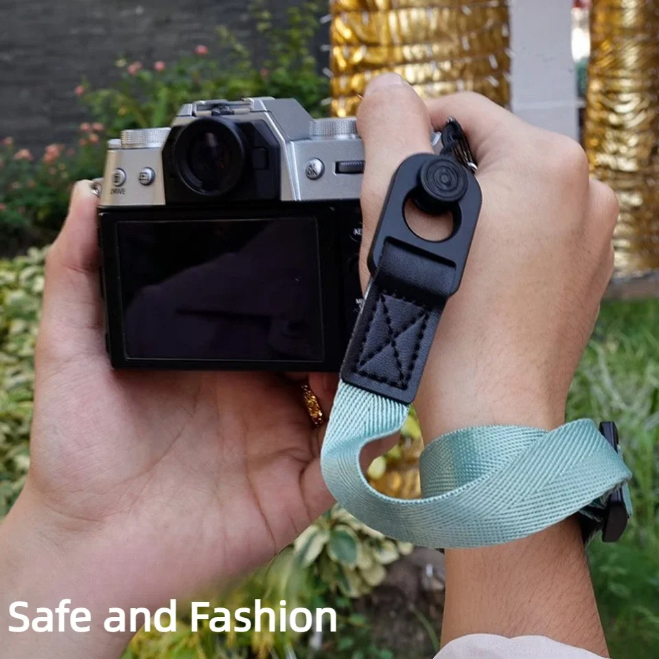 Camera Wrist Strap Quick Release Wristband for Canon M50II Fuji XT50 Sony A6400 A7RM4  A7M3 Nikon Z6II Z30 RX100VII Accessories