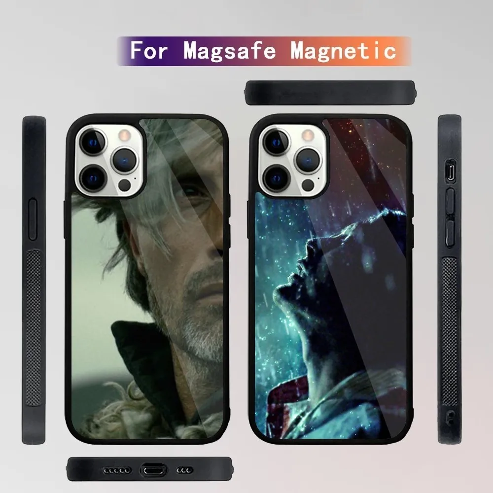 M-Mads Mikkelsen-S  Phone Case For iPhone 15,14,13,12,11,Plus,Pro,Max Mini Magsafe Magnetic Wireless Charging