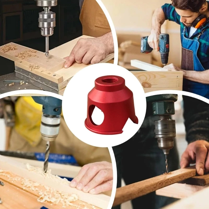 Permanent Metal 90 Degree Drilling Dance For Woodworking Projects With Precise Hole Alignment And Secure Positioning Tool M4YD