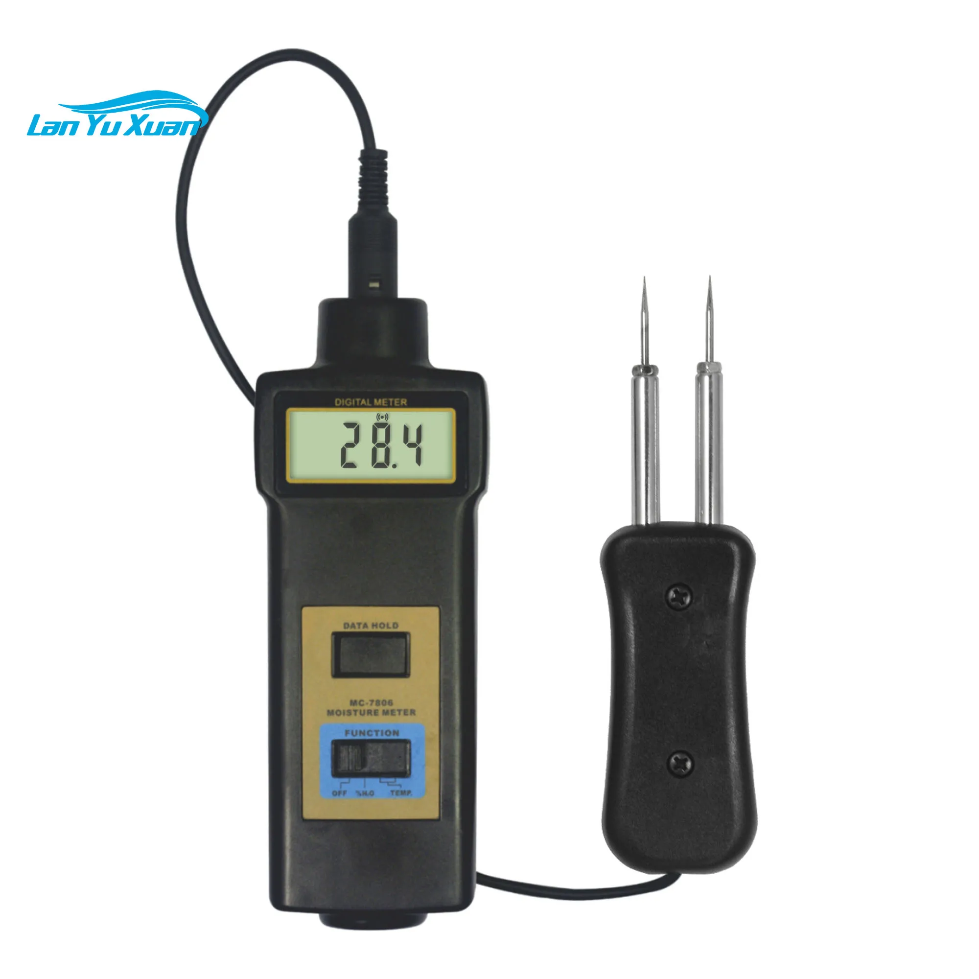 Moisture Meter MC 7806 Paper Testing Instrument Portable Digital    Tester   LCD Display