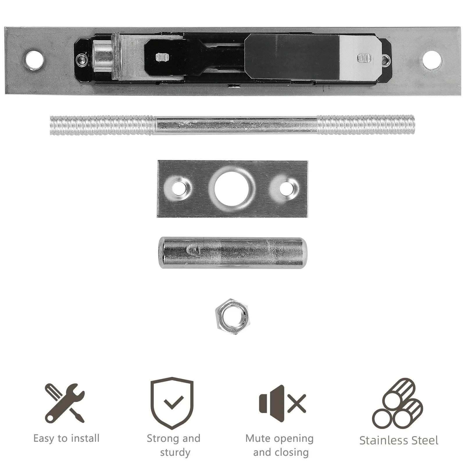 

Latch Latch For Home Stainless Steel Adjustable Bolt Security Lock For Safety Door Home Use Door Parts Hardware
