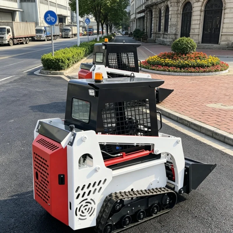 

Customized High-quality Multifunctional Skid Steer Equipment, Ride-on Skid Steer Transporter, Construction Handling Loader