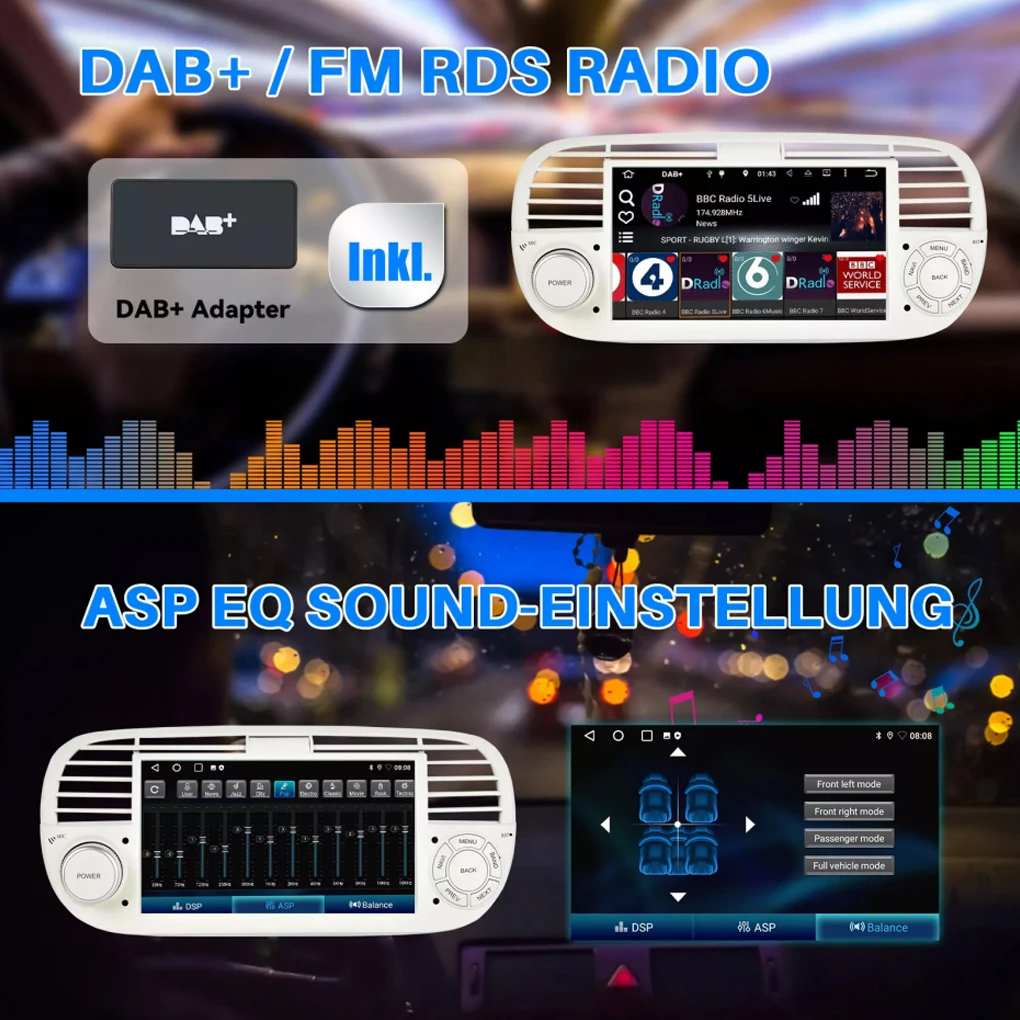 Seamless Integration With Android 14 Car Radio Featuring Wireless CarPlays And Android Auto Compatibility