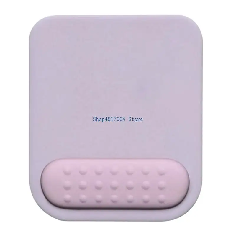 T3LB Comfortable Memorys Foams Mouse Pad With Wrist Support And AntiSlip Bottom For PC Laptop