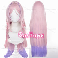 Citlali Cosplay Wig 85cm Long Braided Hair Pink Purple Gradient Wig Cosplay Anime Cosplay Heat Resistant Synthetic Wigs