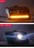 베이징 bj40 플러스 용 LED 헤드 라이트 쌍 크세논 DRL 주간 주행 등 노란색 방향 지시등 Автомобильные лампы 5