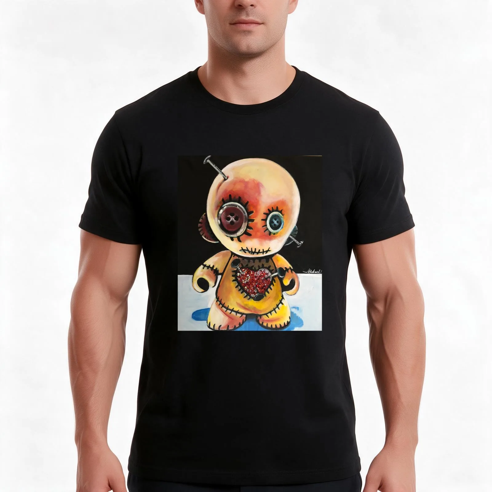 Tortured Love T-Shirt Summer Casual Cotton Tee Oversized Streetwear Tops Vintage Graphic Print Loose Fit Short Sleeve
