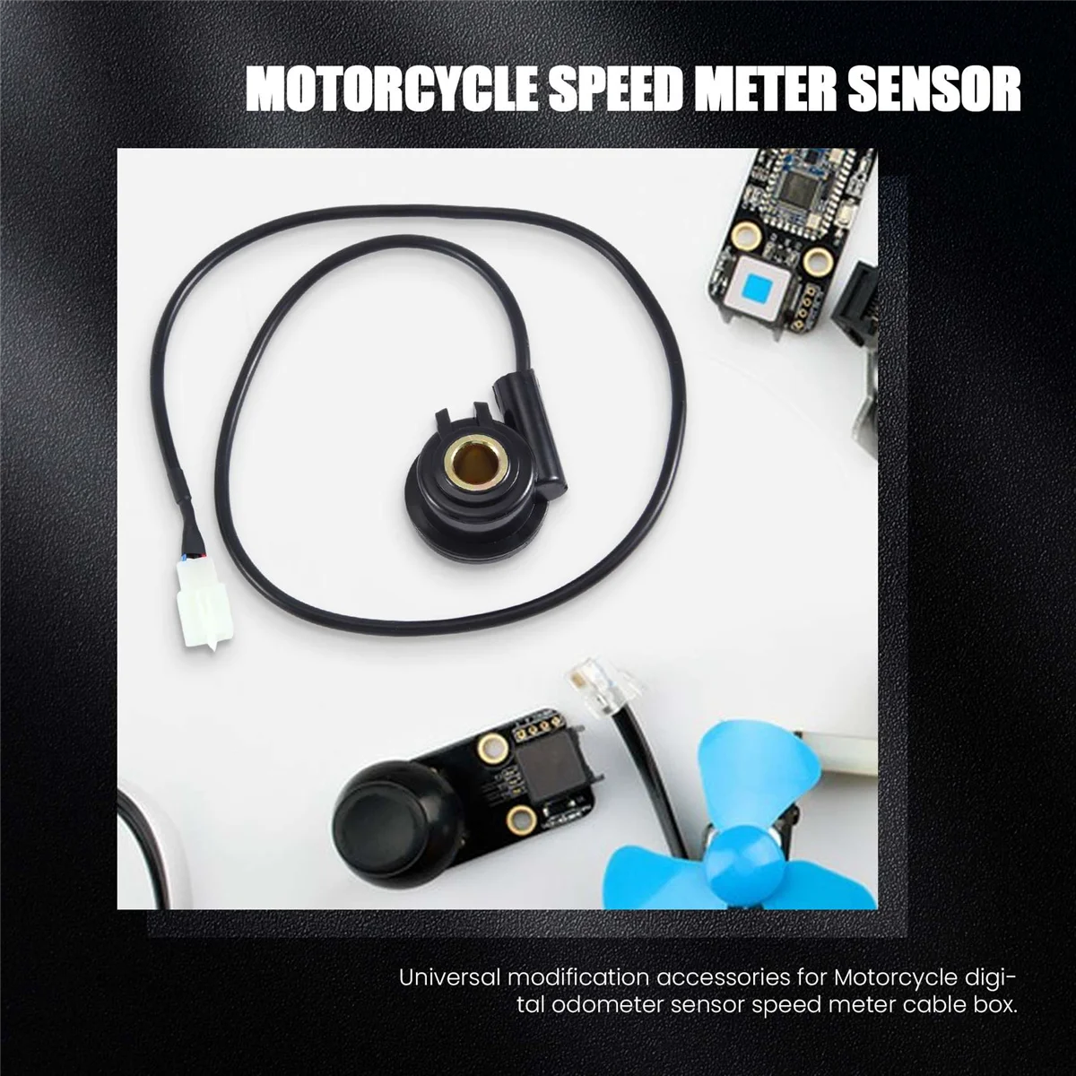 Motorcycle Digital Odometer Speedometer 3-Wire Sensor Cable Assembly