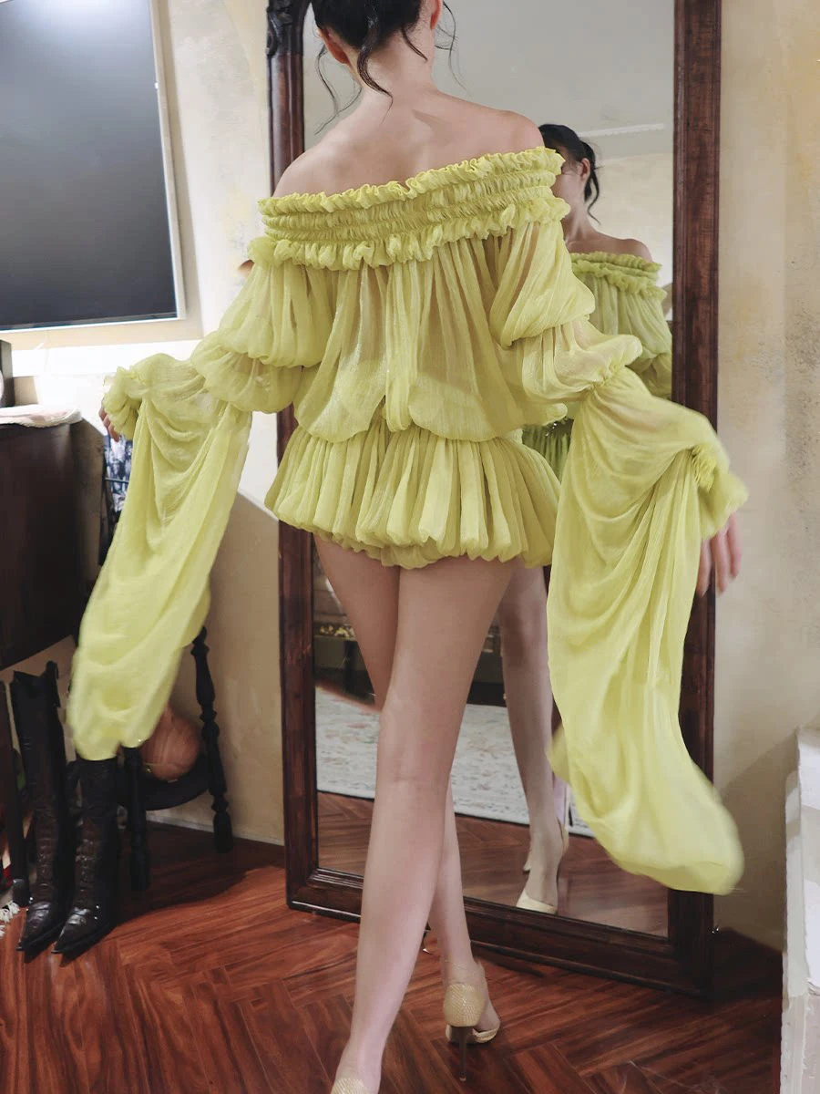 mini fairy dress for women Butterfly Fairy Sequin Mini Dress with Train