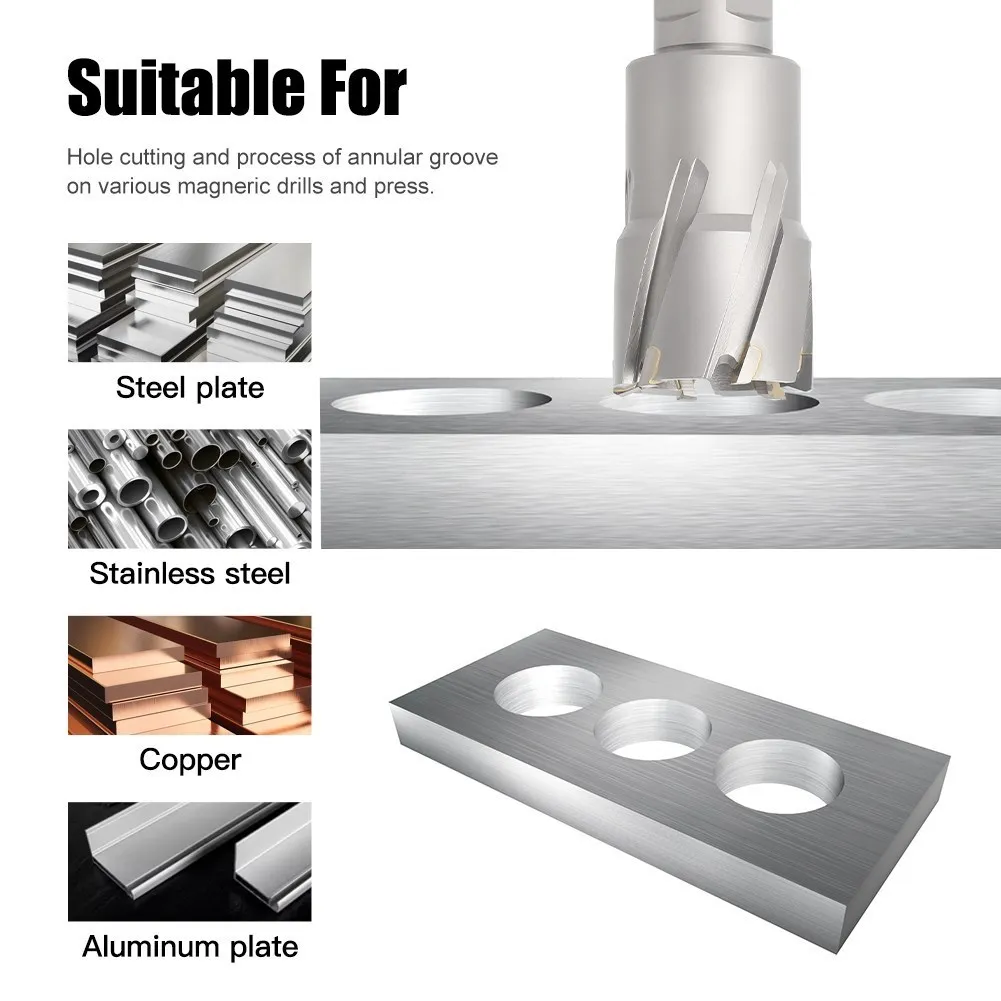 Imagem -02 - Meikela Carbide Alloy Core Drill Tct Cortador Anular 1260 mm x 35 mm 22x35 mm 60x35 mm Metal Buraco Saw