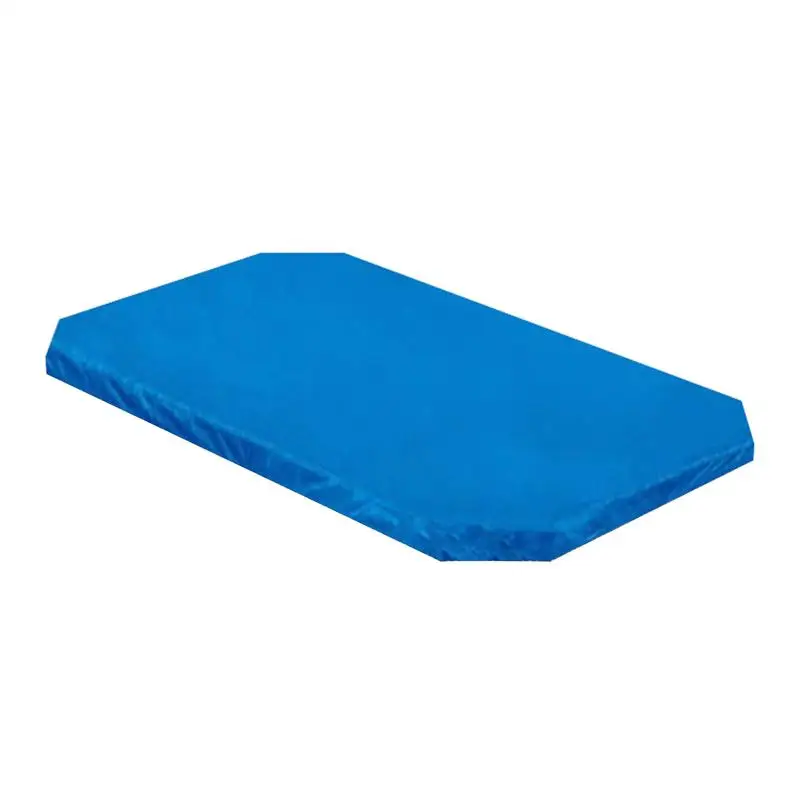 Rectangle Pool Cover Waterproof PE Foldable Inflatable Pool Cover ForAbove Ground Pool Family Pool Cover Outdoor Paddling