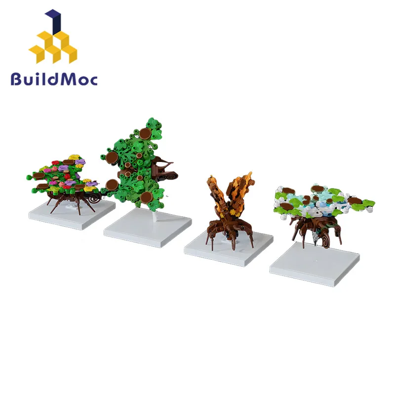 Buildmoc Creative Animals Insect Butterfly Ideas MOC Set Building Blocks Kits Toys for Children Kids Gifts Toy 470PCS Bricks