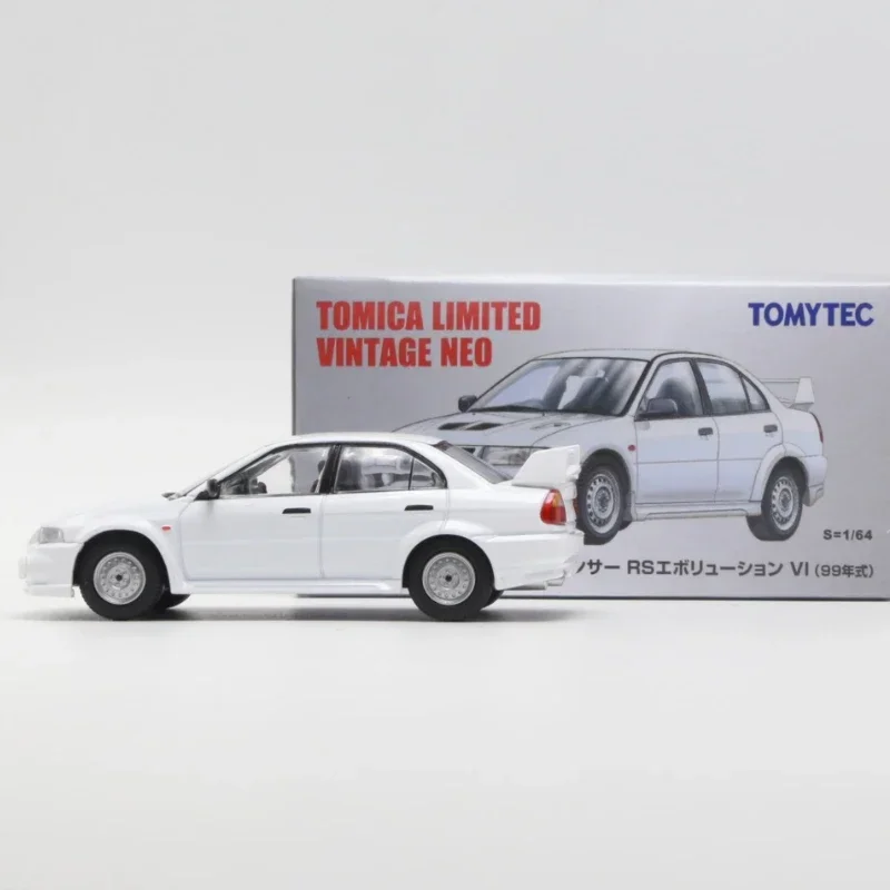 TAKARA TOMYTEC Tomica TLV 1/64 N190e 랜서 RS 에볼루션 VI (흰색) 합금 장난감, 자동차 다이캐스트 금속 모델 선물