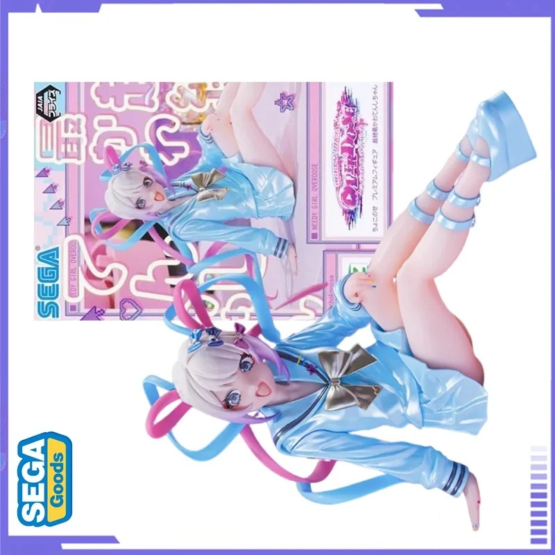 

Original In Stock NEEDY GIRL OVERDOSE Tenshi Chan Chokonose Premium Figure SEGA Action Anime Model Collectible Toys Gift