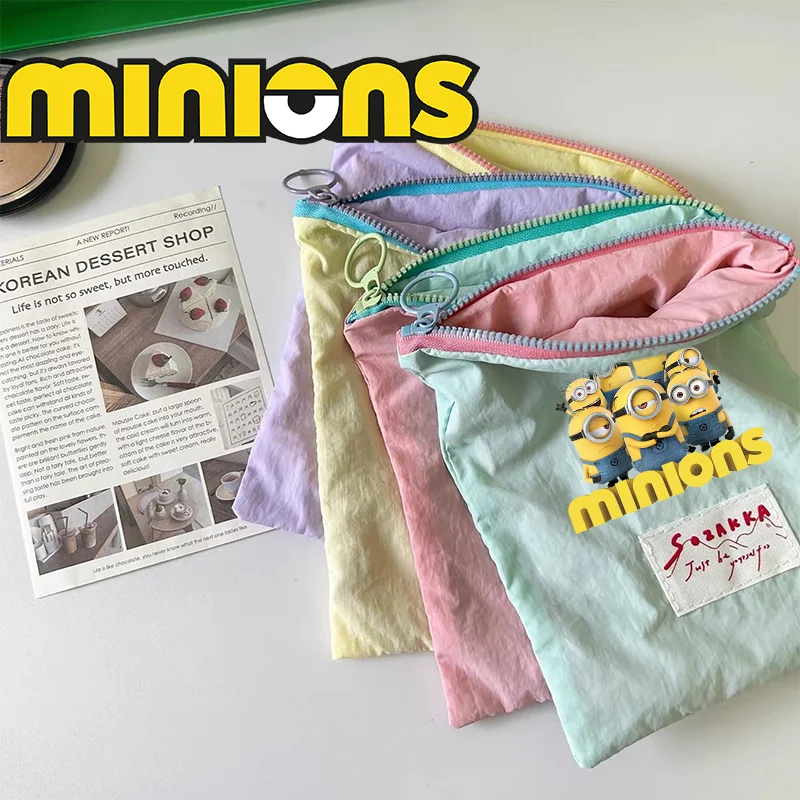 

Cute Cartoon Minionses 2026 Makeup Bag Anime Character Portable Storage New Casual Style Mini Casual Lightweight Outdoor Fashion