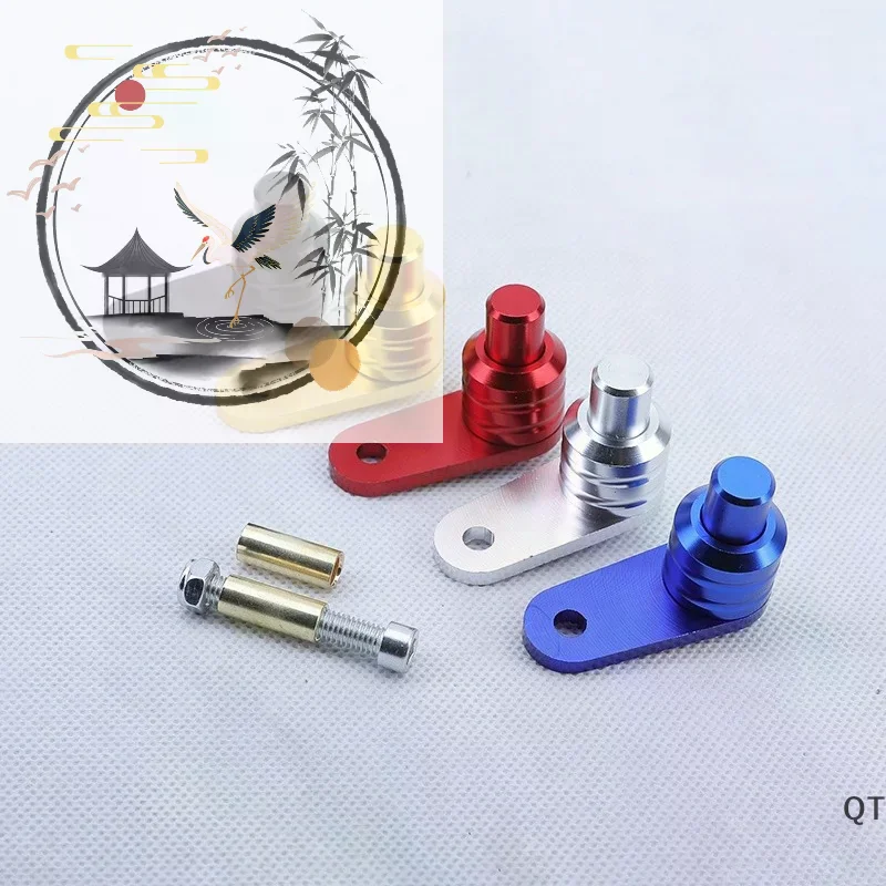 Electric Vehicle Universal Parking Switch Brake Lock Lever: 1Pc Prevent Falls Motorcycle Modification Cow Horn Lock Buckle