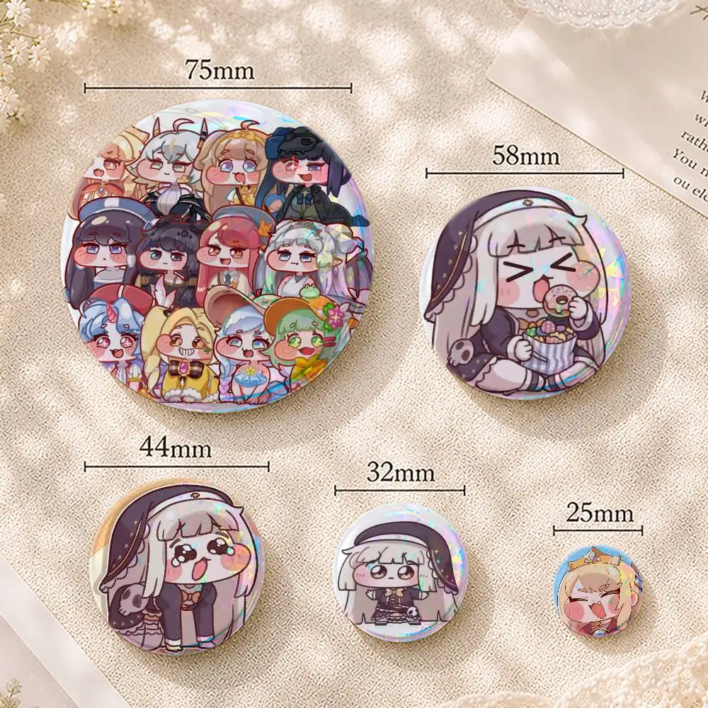 TCG T-Trickcal C-Chibi Go Custom Printed Tinplate Pins Personalized Lapel Badge Gifts