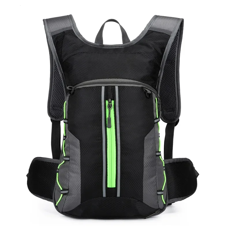 15L Cycling Backpack Rucksack Bicycle Bag with Rain Cover Breathable Riding Camping Hydration Hiking Cross Bag Bike Accessories