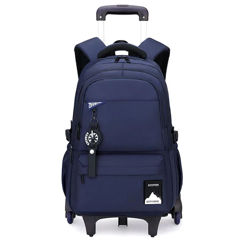 Mochila rodante Rolling cartable garçon ruedas mochilas escolares niños Mochila Zaino Scuola Elementare Trolley Mochila Ruedas Escolar