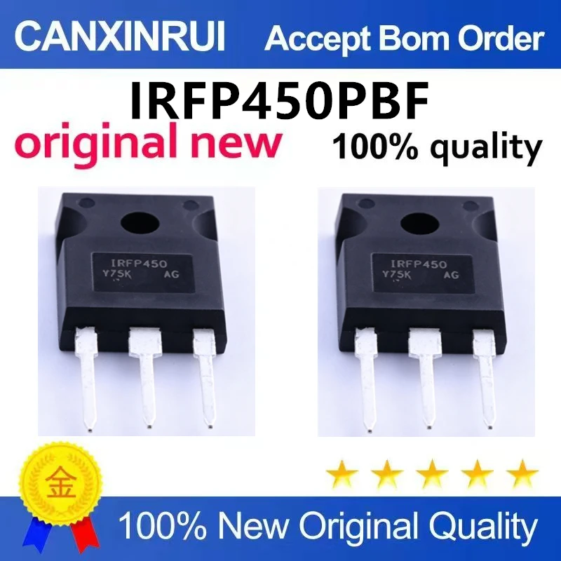 (5-100pieces)Original genuine IRFP450PBF TO-247 N-channel 500V/14A direct insertion MOSFET field-effect transistor