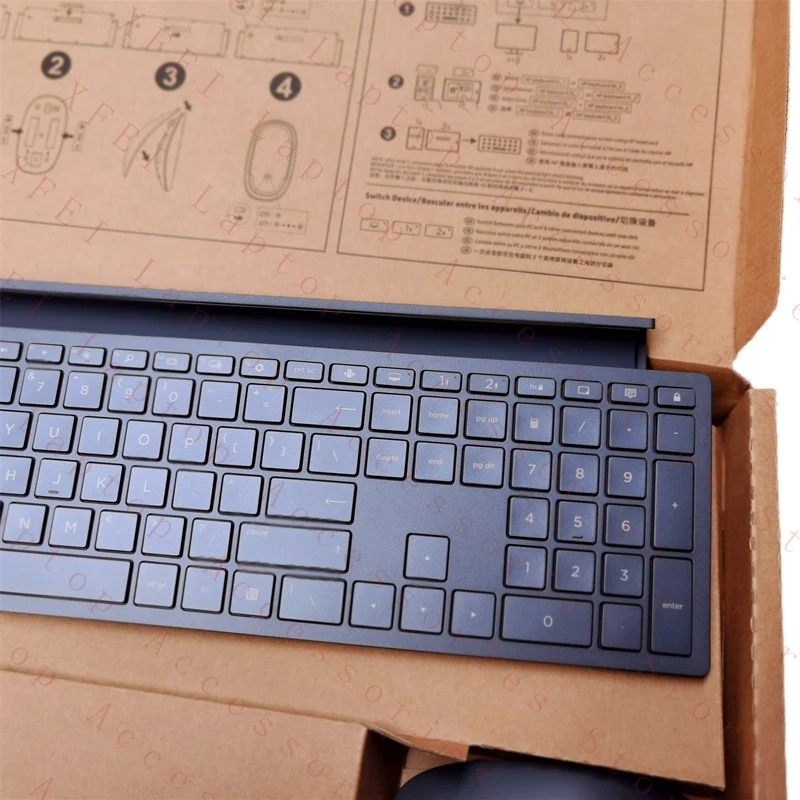 D  US 2.4G wireless Bluetooth dual-mode charge keyboard mouse set for HP HSA-P009K view 5