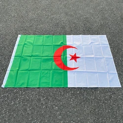 aerlxemrbrae flag  90*150cm  The Algeria Flag Polyester Flag 5*3 FT  High Quality