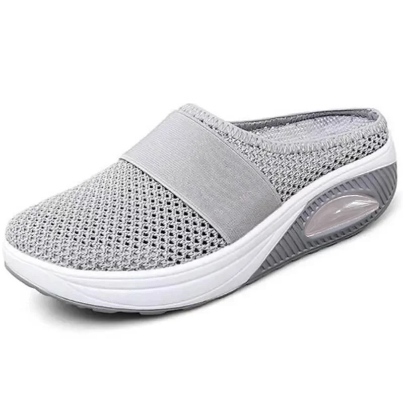Women Wedge Slippers Premium Slippers Vintage Anti-slip Casual Female Platform Retro Shoes Plus Size Orthopedic Diabetic Sandals image 4