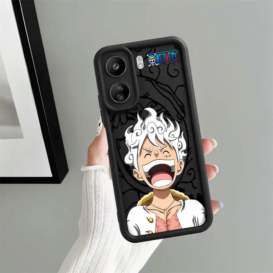 Funda para Teléfono con Diseño de One Piece Luffy Zoro para Xiaomi Redmi 9A 9T 13C 10A A3 A5 10C 9C A2 A1 Plus 14C 12C