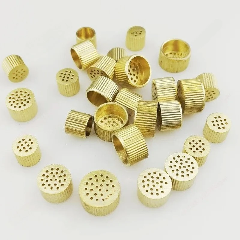 1000pcs EPS mold poly long lost foam mold V method brass plum blossom hole exhaust plug 4.0mm 6 mm 8mm 10mm