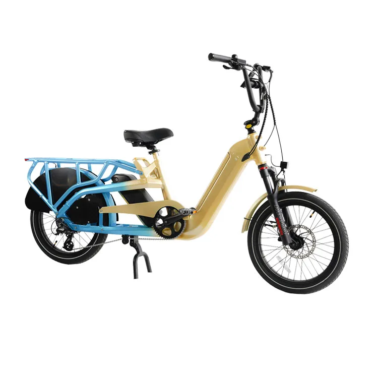 STLF 2025 Forcella a sospensione personalizzata Utility Cargo Caricamento Bicicletta elettrica PAS Forcella a sospensione in alluminio Bici elettrica da città