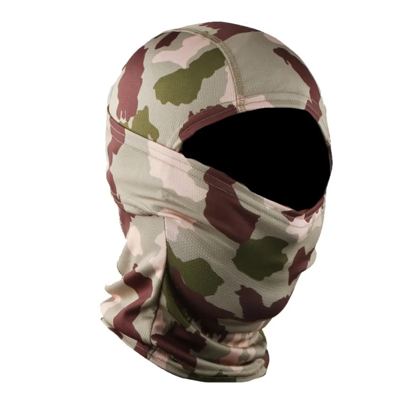 Camouflage 3D Face Mask Suit Sniper Tactical Ski Cycling Camouflage Hood Hunting Fishing Headgear Camo Hat Scarf