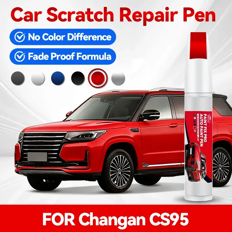 

Ручка-корректор для ремонта лакокрасочного покрытия автомобиля Changan CS95, средство для удаления царапин, аксессуары для авто, цвета: полярный белый, красный, звездный синий, фиолетовый