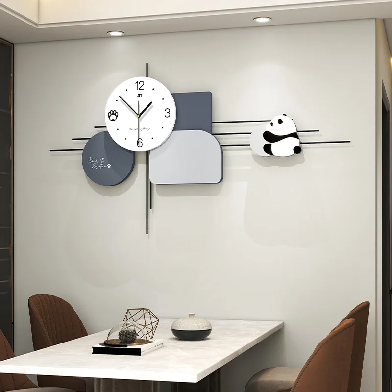 Modern Minimalist Wall Clock Silent Movement Living Room Clock High-end Home Timepiece Orologio Da Parete Home Decorations